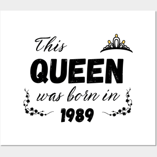 Queen born in 1989 Posters and Art